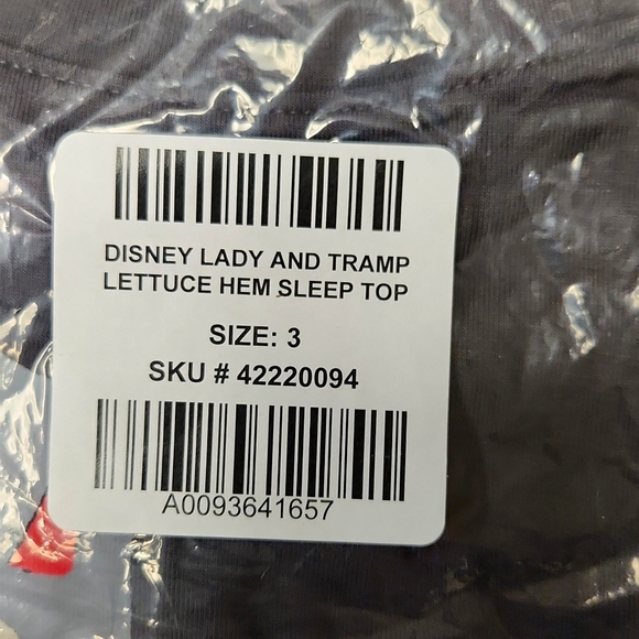 ❤️NWT VINTAGE TORRII DISNEY LADY AND THE TRAMP LETTUCE EDGE TEE - PLUS SIZE - Picture 10 of 15